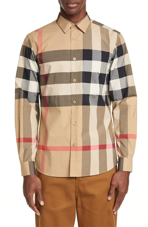 cheap burberry button down|burberry button up men's.